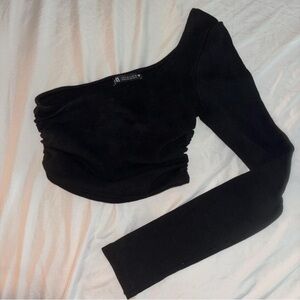 Zara one sleeve top